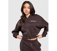 Hoodrich Sweat à capuche court Poise - Marron L