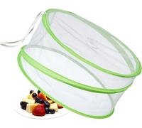 Hoody Food Cover,Foldable Food Cover,Fly and Insect Protection for Outdoor Meals,Practical Fruit Cover,Green,30 cm