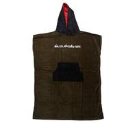 Poncho Quiksilver Hoody noir marron