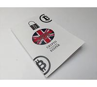 Hooe England Crypto Password Keeper Paper Seed Phrase Storage 25 Passphrase Backup & Recovery Booklet, 24 pages, A4 (148 mm x 210 mm)
