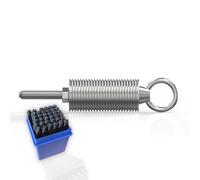 Hooe England Crypto Seed Poinçons en acier inoxydable pour portefeuille Bitcoin hors ligne avec phrase Mnémonique, 21 mm x 8.4 mm x 1.6 mm