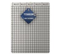 Hooe England™ Plaque en titane pour 5 portefeuilles, sauvegarde sécurisée de phrase, Bitcoin hors ligne, Ethereum et crypto-monnaie, récupération mnémonique, mots criminels ou corrompus