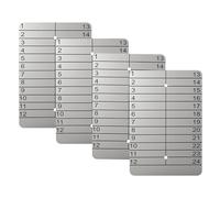 Hooe England™ Plaque en titane pour 5 portefeuilles sécurisé Seed Phrase Sauvegarde hors ligne Bitcoin Ethereum Crypto-monnaie Récupération de mots poinçonnables ou estimables avec stylo de gravure