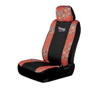 HOOEY Housse de siège baquet à Dossier Bas, Durable, Facile à Installer pour Voiture, Camion, camionnette, VUS, Riggin (Fleur de l'Ouest Rouge)