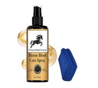 Hoof Oil For Horses - 4x4x14cm, 100ml Moisturizer Non Greasy Hooves Spray - Horses Conditioner Oil | For Daily Care Stable Management Show Preparation Competition Ready Exhibition Dry