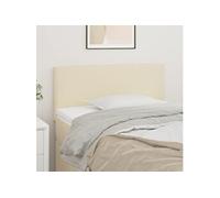 vidaXL Tête de lit Crème 100x5x78/88 cm Similicuir