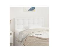 2x Têtes de Lit Noir 100x5x78/88 cm Similicuir Meubles de Chambre vidaXL