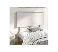 Hoofdbord 124x6x82,5 cm massief grenenhout wit819161