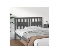 Tête de Lit Blanc 205,5x4x100 cm Bois Massif de Pin Meuble de Chambre vidaXL