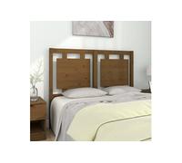 Hoofdbord 125,5x4x100 cm massief grenenhout honingbruin817933