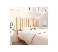 Tête de Lit Noir 95,5x4x100 cm Bois Massif de Pin Meuble de Chambre vidaXL