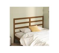Tête de Lit 141x4x100 cm Bois Massif de Pin Meuble Chambre à Coucher vidaXL