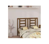 vidaXL Hoofdbord 126x4x100 cm massief grenenhout honingbruin818813 Marron G