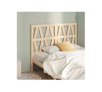 vidaXL Hoofdbord 126x4x100 cm massief grenenhout818610 Bois G