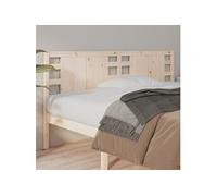 Vidaxl Tête De Lit 141x4x100 Cm Bois Massif De Pin Marron