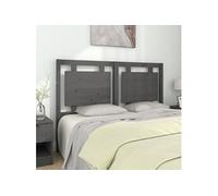 Vidaxl Tête De Lit Gris 145,5x4x100 Cm Bois Massif De Pin Multicolore