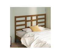 Hoofdbord 146x4x104 cm massief grenenhout honingbruin818143