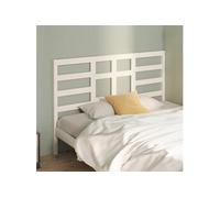 Hoofdbord 146x4x104 cm massief grenenhout wit818141