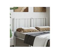 Hoofdbord 150 cm metaal wit352563
