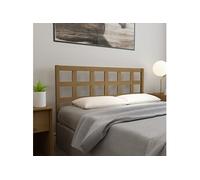 vidaXL Hoofdbord 156x4x100 cm massief grenenhout honingbruin817898 Marron G
