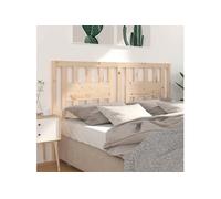 vidaXL Tête de lit 166 x 4 x 100 cm en pin massif Marron