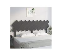 Hoofdbord 178x3x80,5 cm massief grenenhout grijs819237