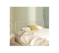 Tête De Lit Métal Blanc 187x3x90 Cm Vidaxl Vidaxl Blanc