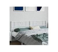 Hoofdbord 180 cm metaal wit355548