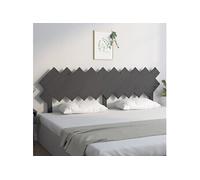 Hoofdbord 196x3x80,5 cm massief grenenhout grijs819242