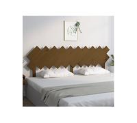 Hoofdbord 196x3x80,5 cm massief grenenhout honingbruin819243