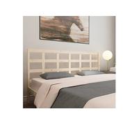 Tête de Lit Meuble de Chambre à Coucher Tête de Cadre de Lit Double Accessoire de Lit Intérieur 205,5x4x100 cm Bois Massif de Pin