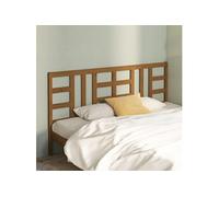 vidaXL Hoofdbord 206x4x100 cm massief grenenhout honingbruin817863 Marron G