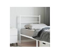 Hoofdbord 75 cm metaal wit355440