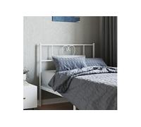 Hoofdbord 75 cm metaal wit355538