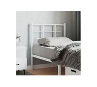 Hoofdbord 75 cm metaal wit355636