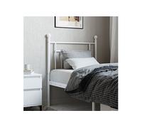 Hoofdbord 75 cm metaal wit374414