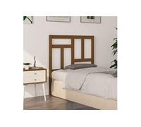 Hoofdbord 80,5x4x100 cm massief grenenhout honingbruin818948