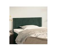 Hoofdbord 80x5x78/88 cm fluweel donkergroen345881