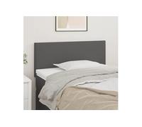 Hoofdbord 80x5x78/88 cm kunstleer grijs345736