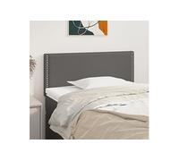Hoofdbord 80x5x78/88 cm kunstleer grijs345876