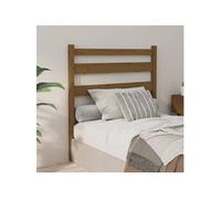 Tête de Lit Gris 186x4x100 cm Bois Massif de Pin Meuble de Chambre vidaXL