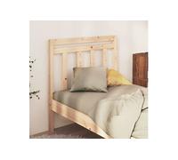 Tête de Lit 146x4x100 cm Bois Massif de Pin Meuble Chambre à Coucher vidaXL