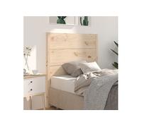 vidaXL Tête de lit 81x4x100 cm Bois massif de pin Marron