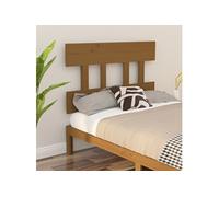 Tête de Lit Gris 143,5x3x81 cm Bois Massif de Pin Meuble de Chambre vidaXL