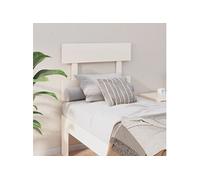 Hoofdbord 93,5x3x81 cm massief grenenhout wit819051