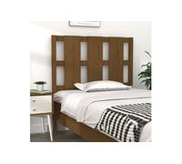Hoofdbord 95,5x4x100 cm massief grenenhout honingbruin817973