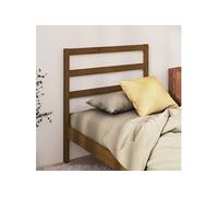 Hoofdbord 95x4x100 cm massief grenenhout honingbruin822235