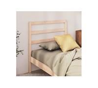 Tête de Lit 146x4x100 cm Bois Massif de Pin Meuble Chambre à Coucher vidaXL