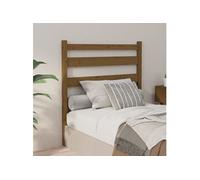 Hoofdbord 96x4x100 cm massief grenenhout honingbruin818403