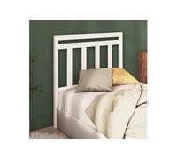 Vidaxl Tête De Lit Blanc 96x4x100 Cm Bois Massif De Pin Blanc